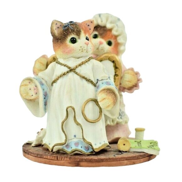 Enesco Calico KittensYou've Earned Your Wings Limited Edition Figurine - Picture 4 of 5
